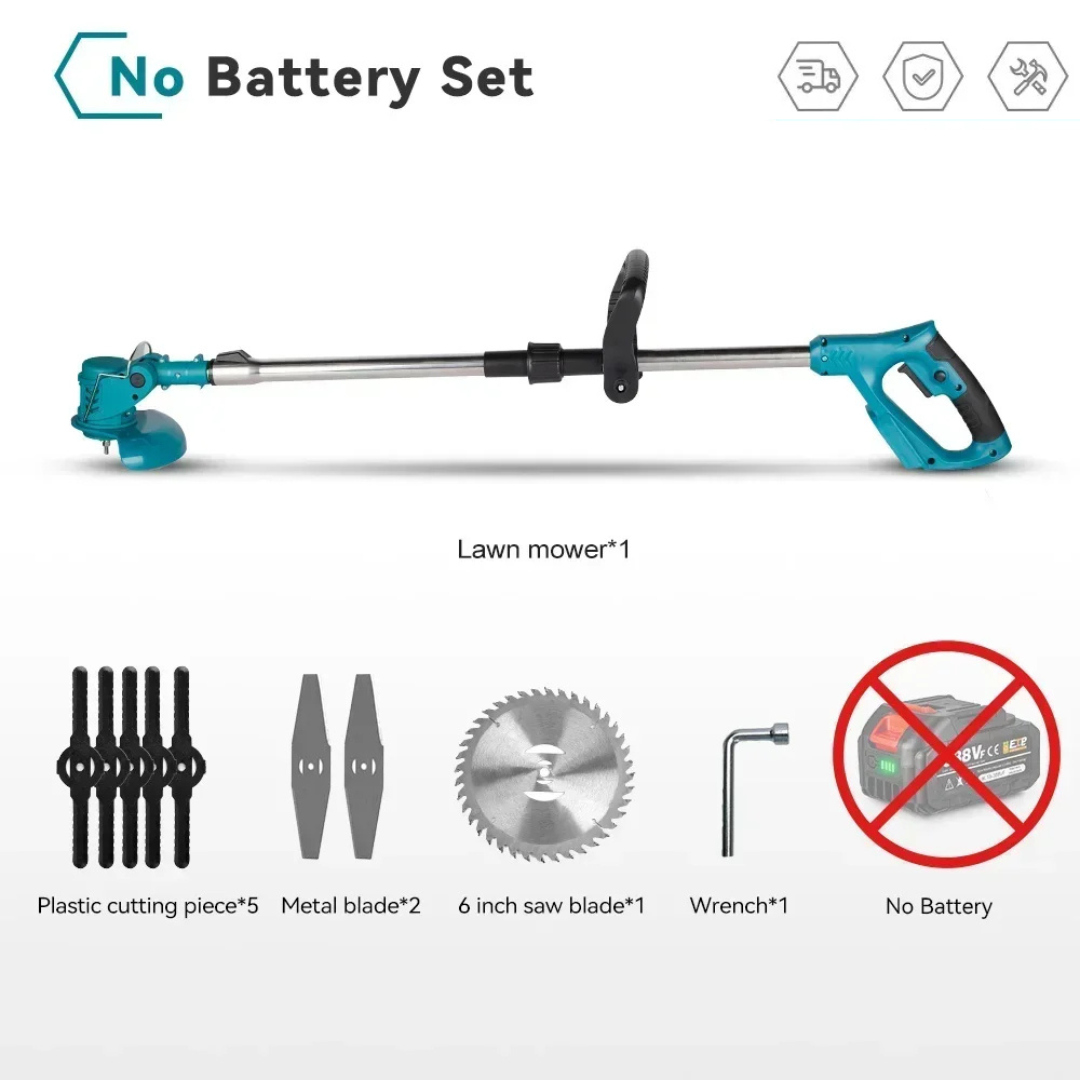 Electric Lawn Trimmer – YOFIDRA Cordless Garden Tool with 100–135cm Reach (Makita Compatible)