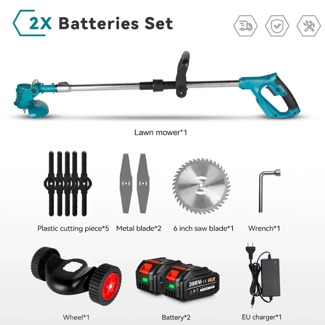 Electric Lawn Trimmer – YOFIDRA Cordless Garden Tool with 100–135cm Reach (Makita Compatible)