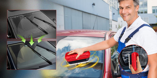 Advanced Rotating Head Car Windscreen Cleaning Tool for Crystal Clarity