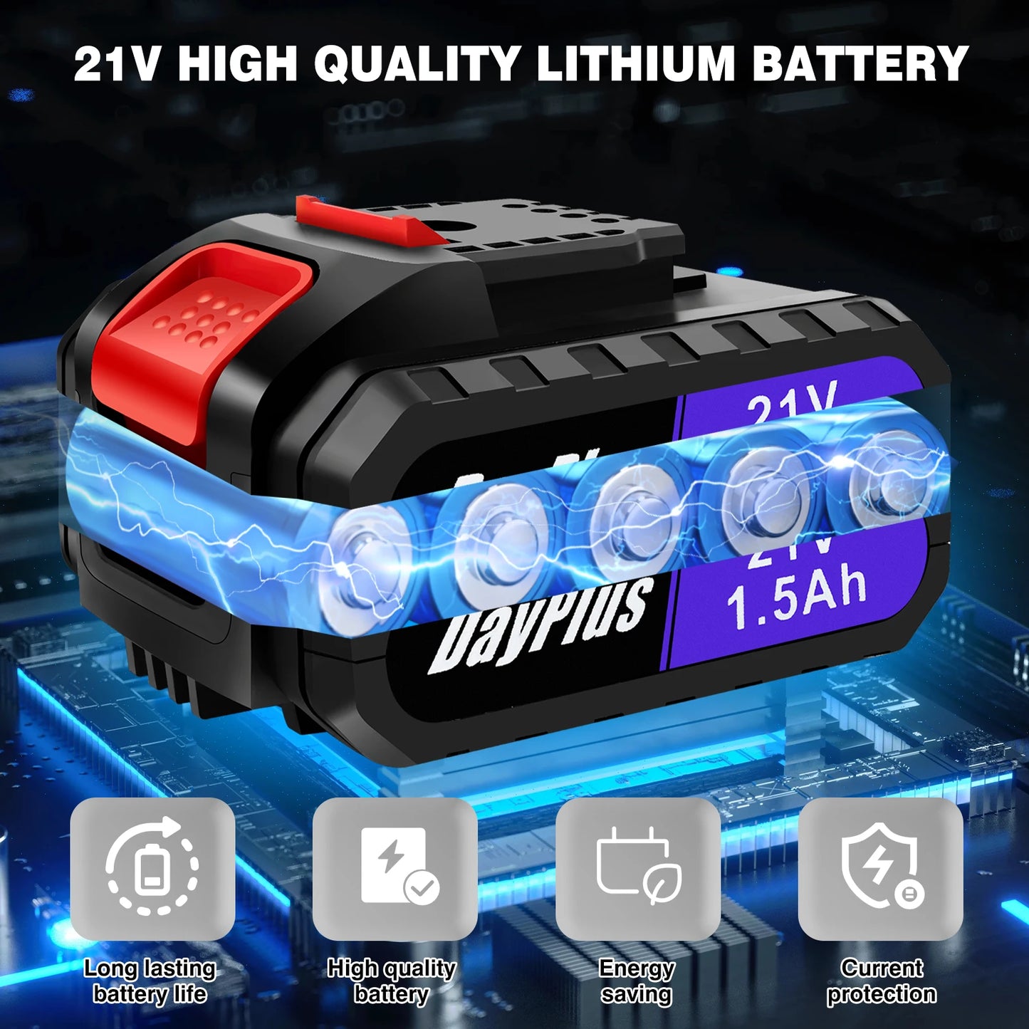 Cordless Drill & Screwdriver Kit – 45Nm Power, LED Light, Ideal for Home & Garden DIY