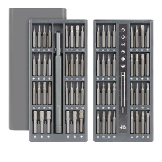 Professional Mini Screwdriver Kit – 25/63-in-1 Magnetic Bits for Phone & PC Repairs