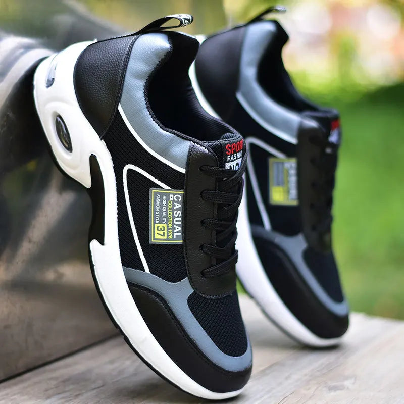 New unisex waterproof leather trainers – casual, comfortable, breathable, and ideal for outdoor use. A trending fashion choice