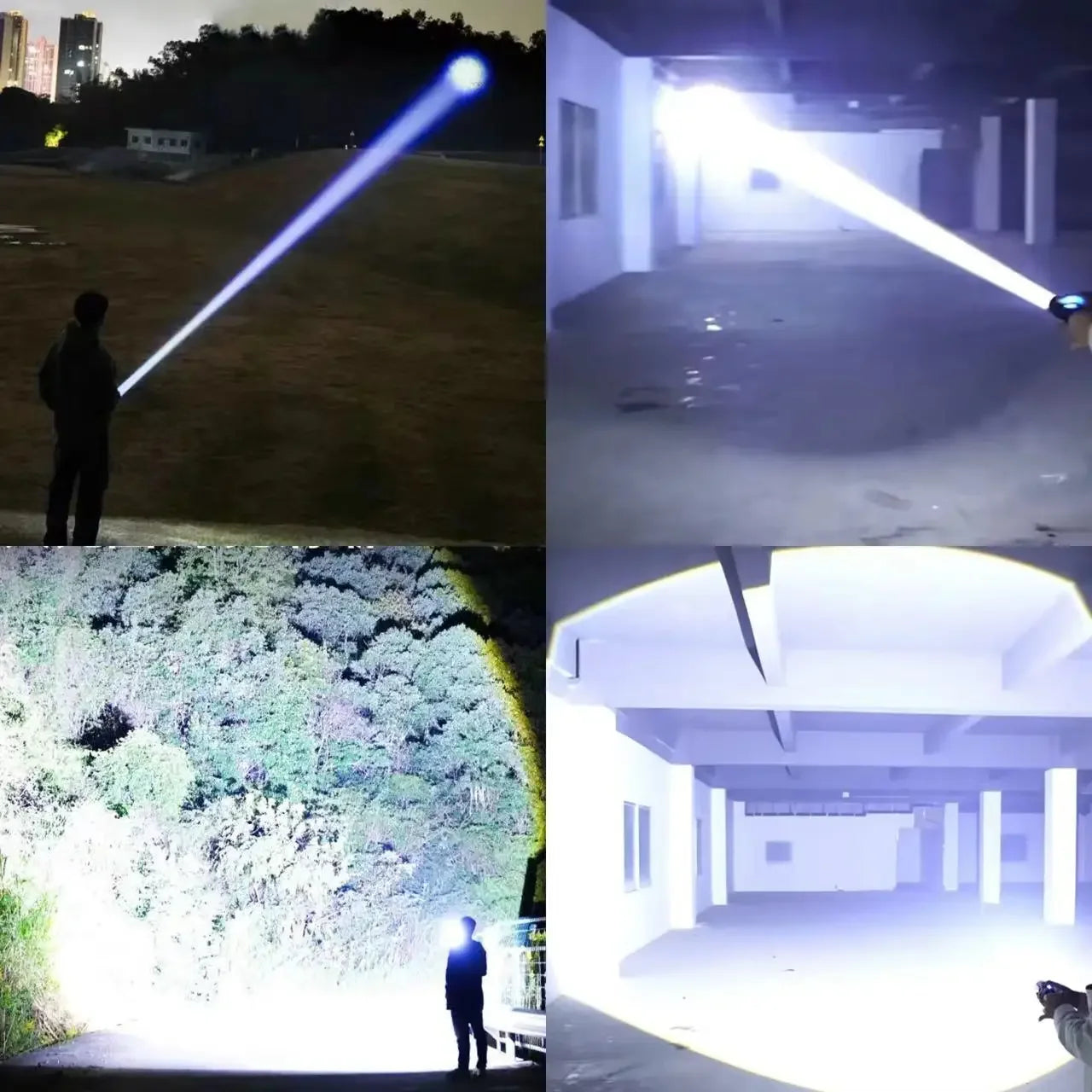 Ultra Bright 900W LED Torch – Waterproof, Rechargeable & Ideal for Emergency Use