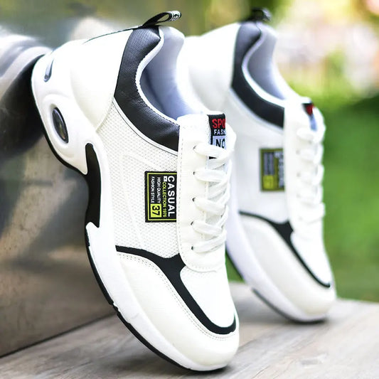 New unisex waterproof leather trainers – casual, comfortable, breathable, and ideal for outdoor use. A trending fashion choice