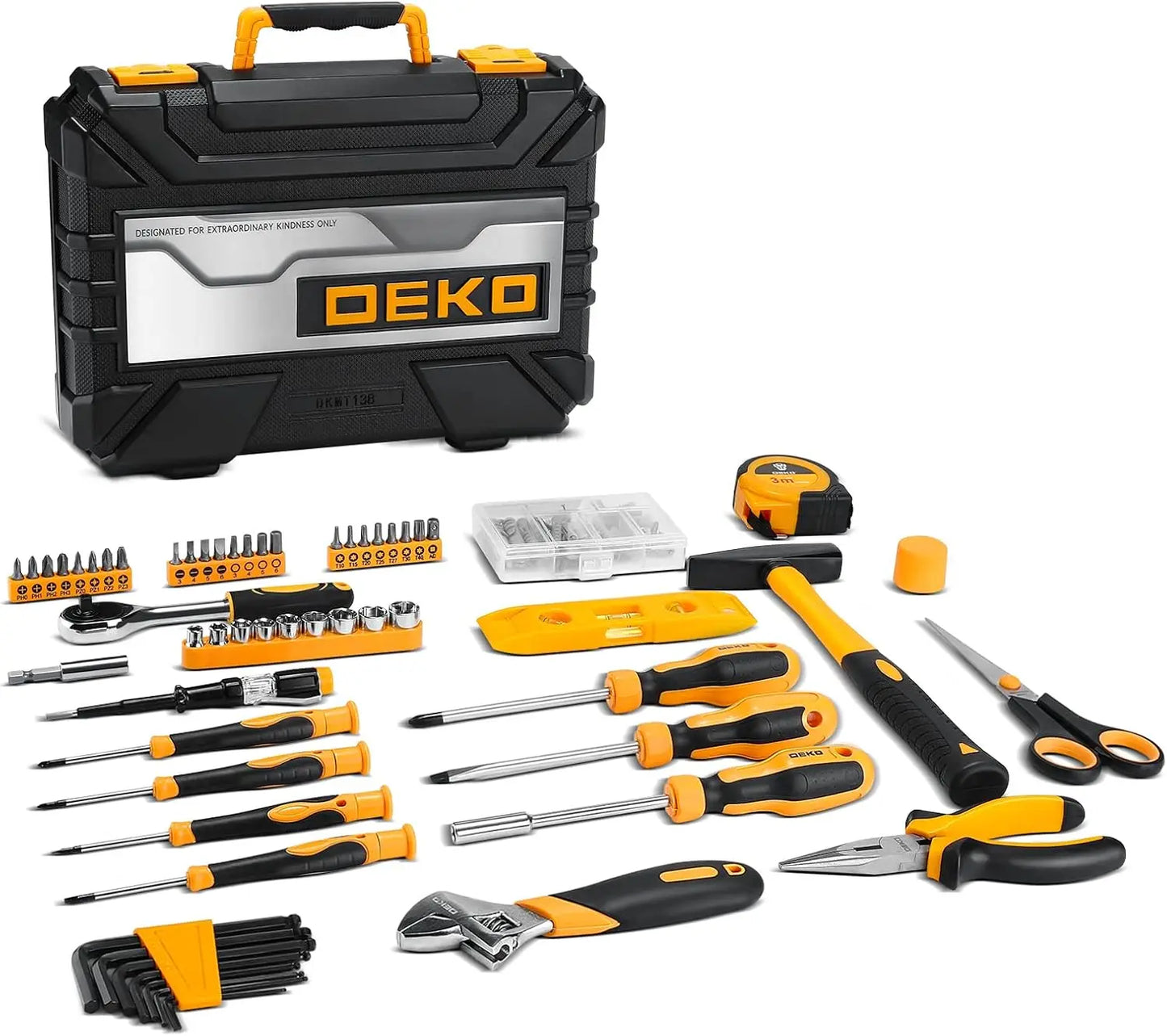 All-in-One Home Tool Kit – 138-Piece Case for Quick Fixes & General Repairs