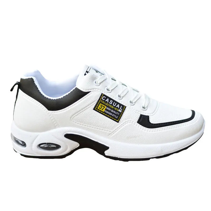 New unisex waterproof leather trainers – casual, comfortable, breathable, and ideal for outdoor use. A trending fashion choice