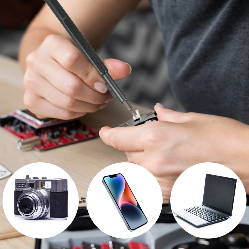 Professional Mini Screwdriver Kit – 25/63-in-1 Magnetic Bits for Phone & PC Repairs