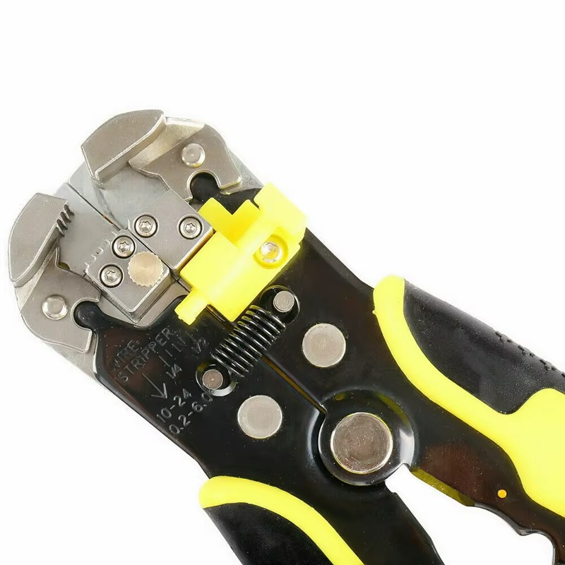 Automatic Wire Stripper & Multifunctional Cable Cutter – Precision Tool for Easy Stripping, Cutting & Crimping (0.2–6mm²)