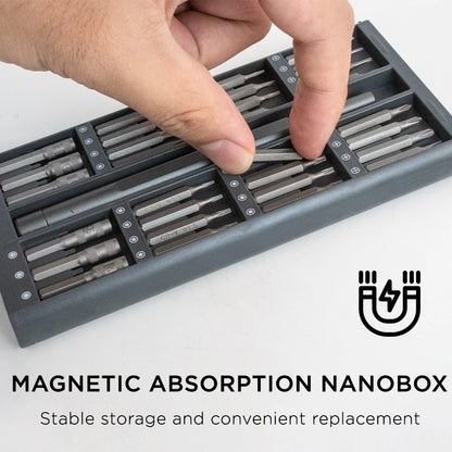 Professional Mini Screwdriver Kit – 25/63-in-1 Magnetic Bits for Phone & PC Repairs